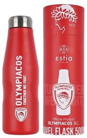 ESTIA ΘΕΡΜΟΣ TRAVEL FLASK OLYMPIAKOS BC EDITION 500ml 00-12304