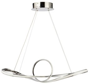 Φωτιστικό Οροφής LED Dimmable Homelighting Malbera 77-8127 Chrome