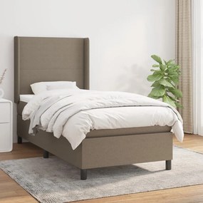 ΚΡΕΒΑΤΙ BOXSPRING ΜΕ ΣΤΡΩΜΑ TAUPE 90X200 ΕΚ. ΥΦΑΣΜΑΤΙΝΟ 3131245