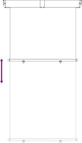 vidaXL Αυλούπα Πλευράς Μπαλκονιού 160 x 250 cm