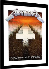 Κορνιζαρισμένη αφίσα Metallica - Master of Puppets