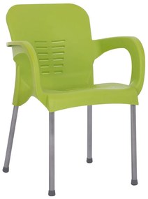 Καρέκλα Κήπου ArteLibre Eco Πράσινο Ανακυκλωμένο PP 60x50x80xcm - ART-14720017