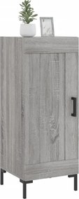 vidaXL Ντουλάπι Γκρι Sonoma 34,5x34x90 εκ. από Επεξεργασμένο Ξύλο