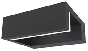 Απλίκα Φωτιστικό Τοίχου LED 10W IP54 3000K Σκούρο Γκρι E207 Zambelis-E207-Ανθρακί E207