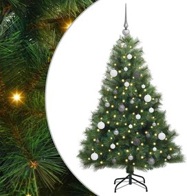 vidaXL Τεχνητό Χριστουγεννιάτικο Δέντρο Πράσινο 150 cm ΠΕ και PVC
