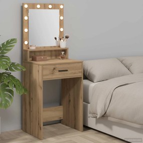 vidaXL Τραπέζι περιποίησης Artisan Oak 50 x 41 x 135 εκ