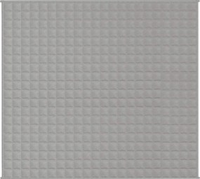 vidaXL Κουβέρτα Βαρύτητας Γκρι 200 x 225 εκ. 13 κ. Υφασμάτινη