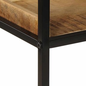 vidaXL Βιβλιοθήκη Καφέ 70 x 35 x 110 εκ. Μασίφ ξύλο μάνγκο