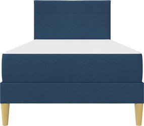 vidaXL Σκελετός Κρεβατιού Μπλε 100 x 200 cm Πολυεστέρας