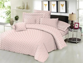 Ζεύγος Μαξιλαροθήκες Polycotton Εμπριμέ 50x70εκ. Montana Peach Komvos Home 7000139-63