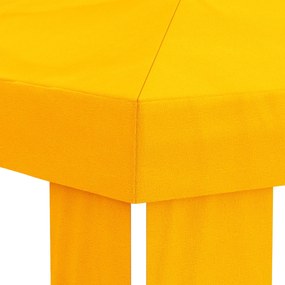 vidaXL Κάλυμμα Γκαζebo 6 x 3 m Κίτρινο Πολυεστέρας 190 gsm