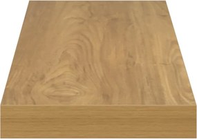 vidaXL Ράφι Τοίχου Επιτοίχιο Καφέ 60 x 23,5 x 3,8 cm