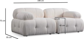 Corner Sofa Petite 2 - White White