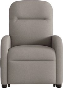 vidaXL Πολυθρόνα Ηλεκτρική Ανακλ.Taupe Υφασμάτινη