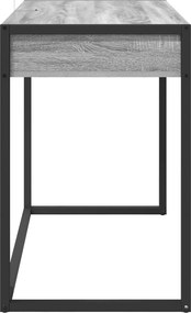 vidaXL Γραφείο Γκρίζο Σονομα 100 x 50 x 75 cm Επεξεργασμένο ξύλο