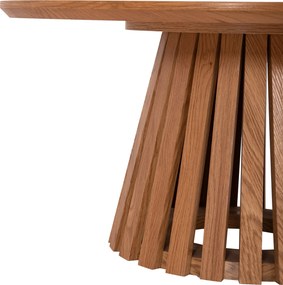 ΣΕΤ 2ΤΜΧ ΤΡΑΠΕΖΙΑ ΣΑΛΟΝΙΟΥ TALBERT HM21083 MDF ΦΥΣΙΚΟ ΞΥΛΟΥ Φ80εκ &amp; Φ45εκ