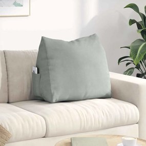 vidaXL Μαξιλάρι Πλάτης Ανοιχτό γκρι 60 x 20 x 50 εκ.