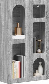vidaXL Κρεμαστό ντουλάπι με ράφι ELST Γκρι Sonoma 59 x 20 x 100 εκ