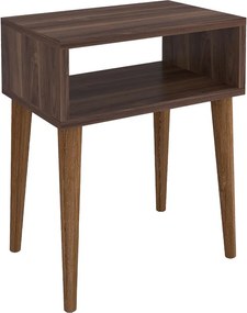 Κομοδίνο Hank pakoworld καρυδί 45x30x60εκ