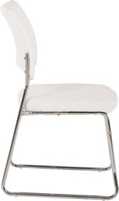 ΚΑΡΕΚΛΑ QUENTI HM1071.02 ΛΕΥΚΗ 52x60x85 εκ.