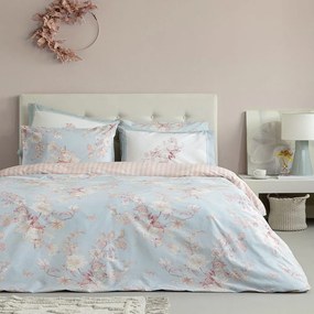 Σεντόνια Klelia (Σετ 3τμχ) Ciel-Pink Nima Single 170x260cm 100% Βαμβάκι