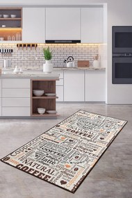 Χαλάκι Κουζίνας Fincan 882CHL1481 Ecru Conceptum Hypnose 60X140cm Πολυέστερ