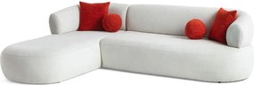 Corner Sofa Roma Left - White White