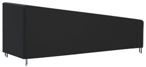 vidaXL Κάλυμμα Ξαπλώστρας Μαύρο 210x80x45/75 εκ. 420D Ύφασμα Oxford