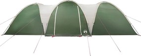 vidaXL Οικογενειακή σκηνή θόλος 8 ατόμων πράσινο αδιάβροχο