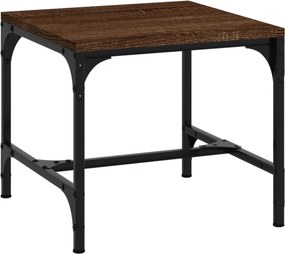 vidaXL Τραπεζάκια Σαλονιού 2 τεμ Καφέ Δρυς 40x40x35 εκ. Επεξ. Ξύλο