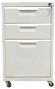 WOODWELL Ε6007ΣΥΡΤΑΡΙΕΡΑ Μέταλλo Βαφή Άσπρο 40x50x67cm Ε6007