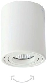 Φωτιστικό Οροφής - Σποτ 42025-WH Φ7,8x10cm Dim 1xGu10 White Inlight