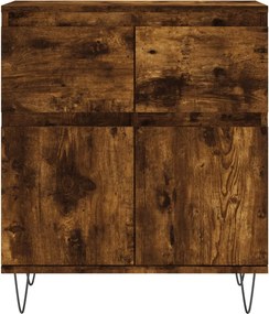 vidaXL Ντουλάπι Καπνιστή Δρυς 60x35x70 εκ. από Επεξεργασμένο Ξύλο