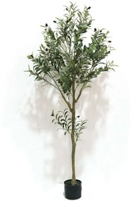 Τεχνητό Δέντρο Ελιά Arbequina 4990-6 150cm Green Supergreens Πολυαιθυλένιο,Ύφασμα