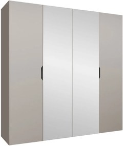 Ντουλάπα Malaga plus τετράφυλλη-Cashmere