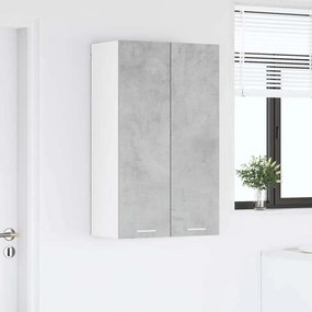 vidaXL Κρεμαστό ντουλάπι Σκυρόδεμα Γκρι 60 x 31 x 100 εκ.