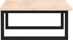 vidaXL Ράφι Νιπτήρα Τοίχου από Ατσάλι / Μασίφ Ξύλο Δρυός