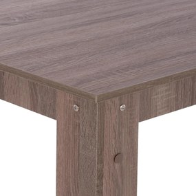 Σετ τραπεζαρίας C11618.07 5 τμχ σε Sonoma oak και Μπέζ ύφασμα