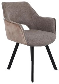 Καρέκλα Τραπεζαρίας 5086 Fylliana Καφέ 57x59x82εκ. 2αδα 57x59x82 εκ.