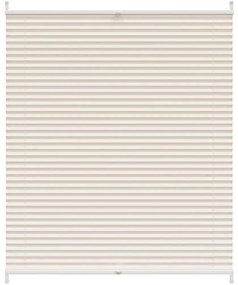 Πλισέ ρόλερ σκίασης 110x125cm Κρεμ