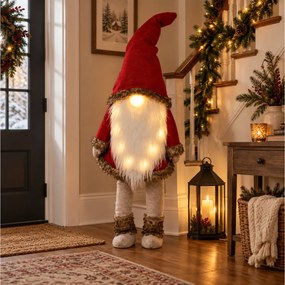 ΕΟΡΤΑΣΤΙΚΉ ΔΙΑΚΌΣΜΗΣΗ ΜΕΓΆΛΟΥ ΜΕΓΈΘΟΥΣ GNOME WITH LONG BEARD AND LED CAA727100