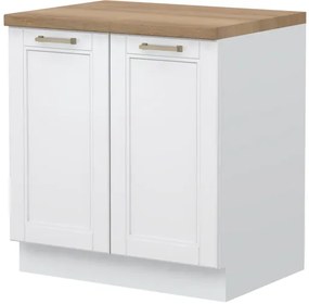 Επιδαπέδιο ντουλάπι Tahoma R-80-2K-Λευκό ματ - 80.00Χ60.00Χ88.00cm