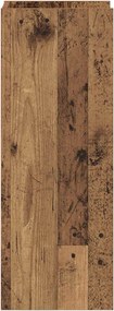 vidaXL Βάση φυτών 2 τεμ. Παλαιωμένο ξύλο 30 x 30 x 80 cm