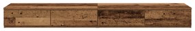 vidaXL Συρτάρια Κρεβατιού Γκρι Σονομά 140x36,5x16,5 εκ. Από ξύλο