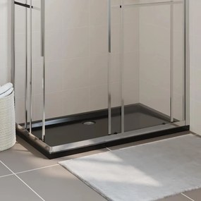 vidaXL Βάση Ντουζιέρας Ορθογώνια Μαύρη 70 x 120 εκ. από ABS