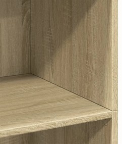 vidaXL Ντουλάπι Sonoma Δρυός 70x41x124 εκ. από Επεξεργασμένο Ξύλο
