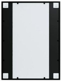 vidaXL Καθρέφτες Τοίχου 2 τεμ. Μαύροι 80 x 60 εκ. Μεταλλικοί