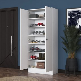 Έπιπλο Εισόδου Λευκό CRUAE 80x37.5x182.8