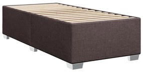 ΚΡΕΒΑΤΙ BOXSPRING ΜΕ ΣΤΡΩΜΑ ΣΚΟΥΡΟ ΚΑΦΕ 80X200 ΕΚ. ΥΦΑΣΜΑΤΙΝΟ 3290332