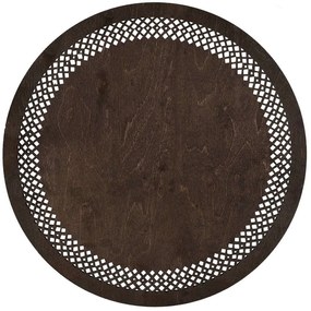 Σουπλά Seljuk (Σετ 4Τμχ) 790PYN1139 36x36cm Wenge Hermia Ξυλο